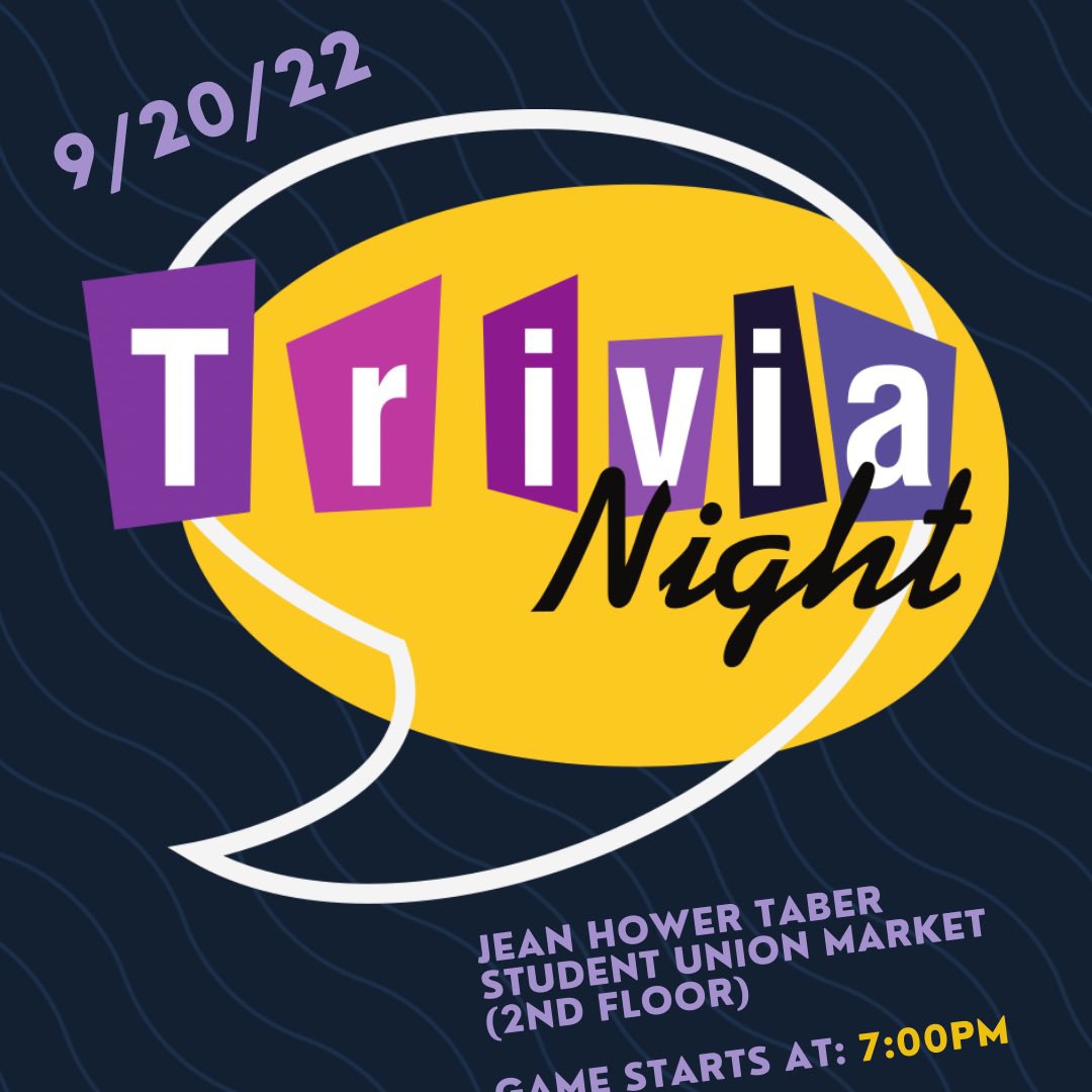 Test your luck at trivia for a chance to win a Barnes and Noble gift card! 

What a great prize to help pay for textbooks this semester📚🤓