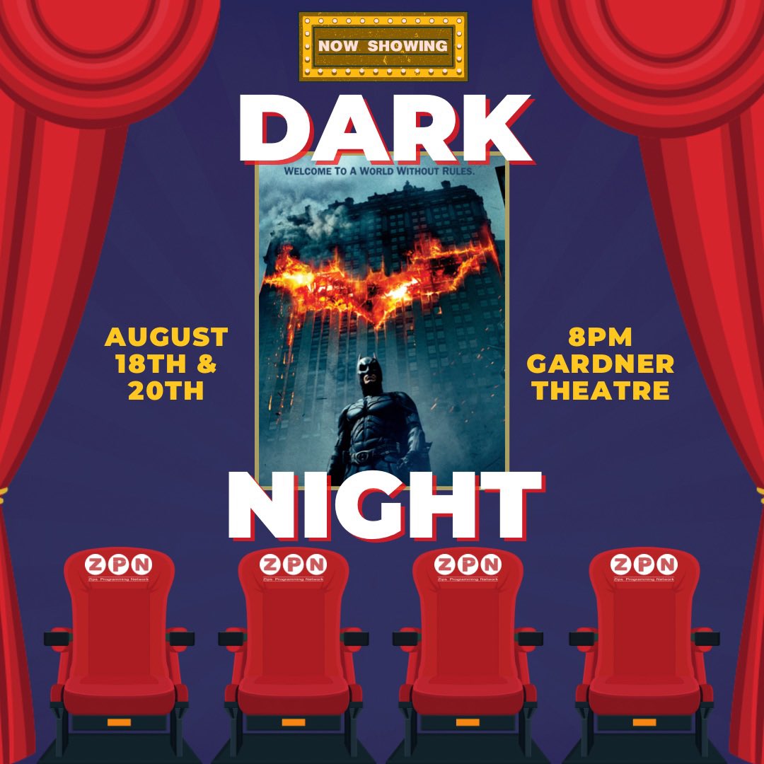 Check out the movies on campus during Weeks of Welcome 🍿🎬