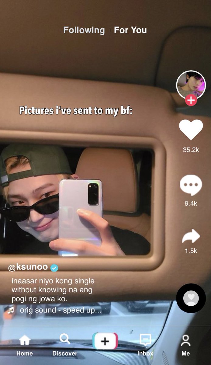 wy__IIl__O_0_II's tweet photo. — #heesun few tweets au wherein sam (ksn) do the new tiktok trend to make his friends stop teasing him for being single but it turns out that the picture he uses will make a huge chaos. https://t.co/LecY0SQMCc