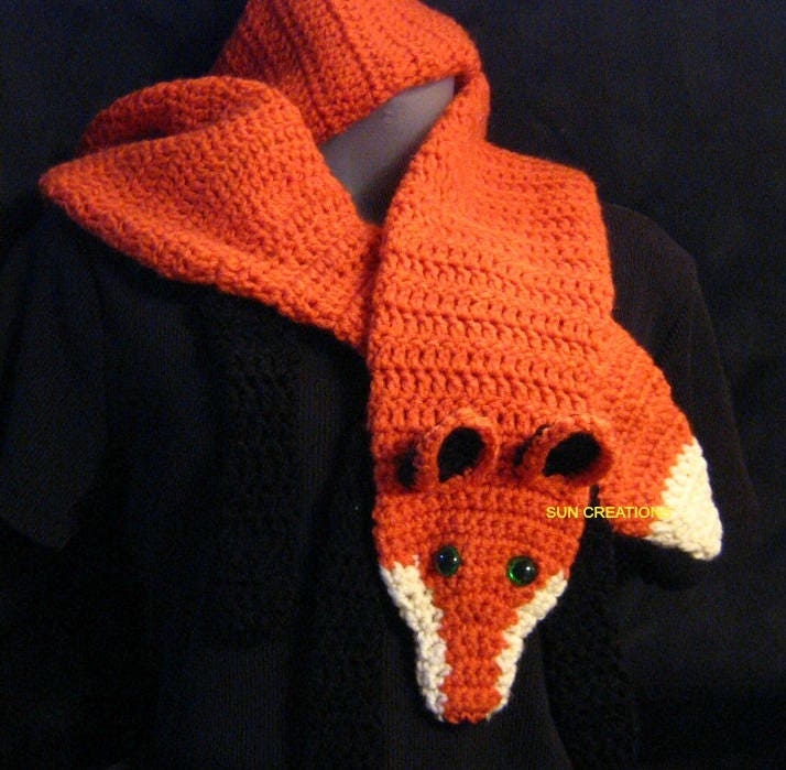 crochetaholic's tweet photo. Fox Scarf,  Made To Order, https://t.co/lOF31ExbKV #Etsyseller ##etsysale #womensaccessories #dryerballs #winterhats #SUNCREATIONSEMPORIUM #crochetpattern ##cowlsandscarves #machineknitbeanie #Foxscarf https://t.co/L0zmuJdxMz
