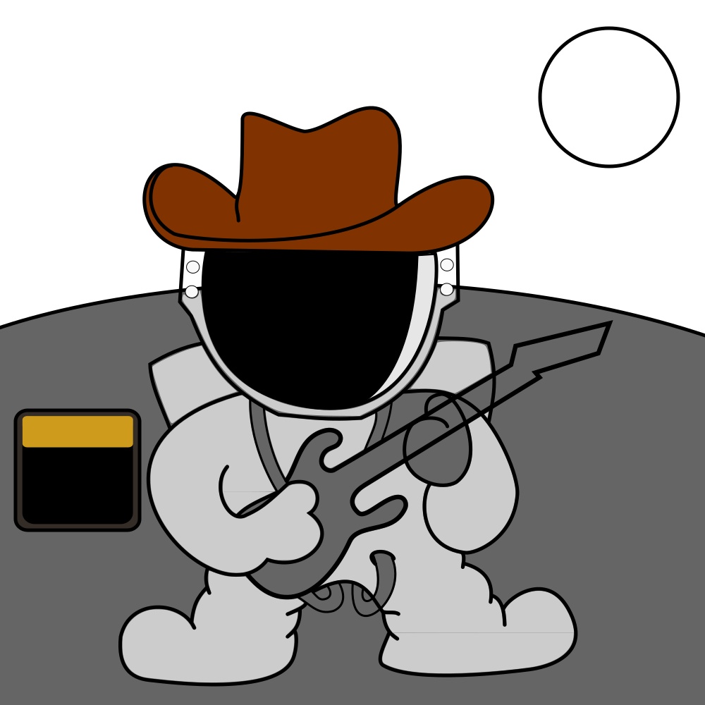 progress on my space cowboy nft!