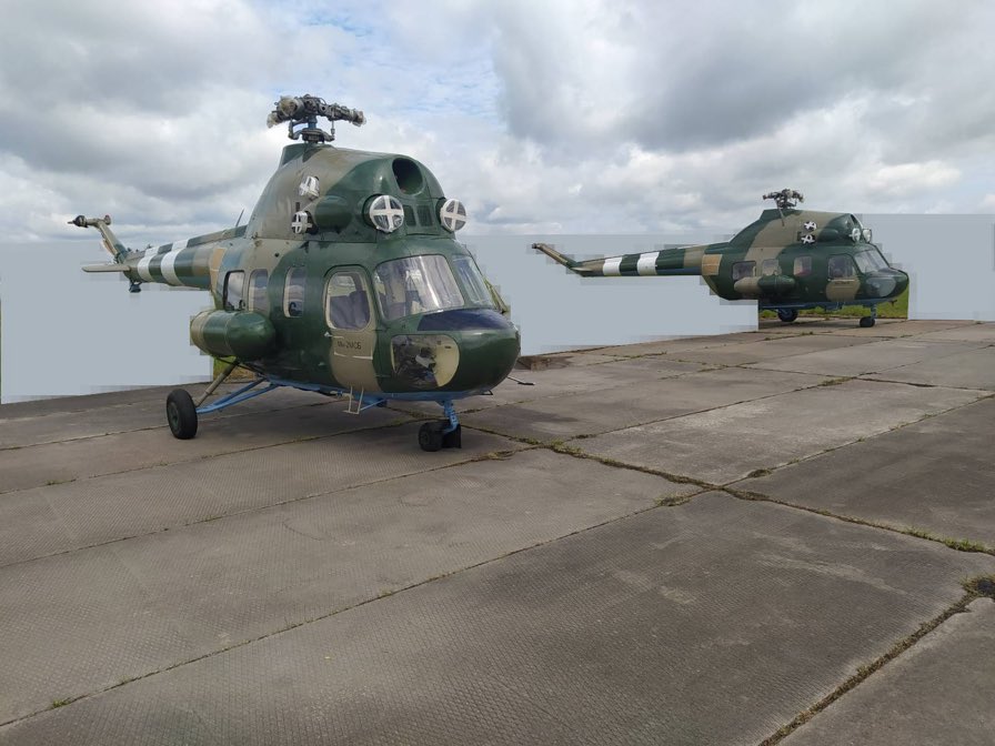 Ukraine received 4 helicopters donated by Latvia. Source MoD <a href="/Pabriks/">Artis Pabriks</a>