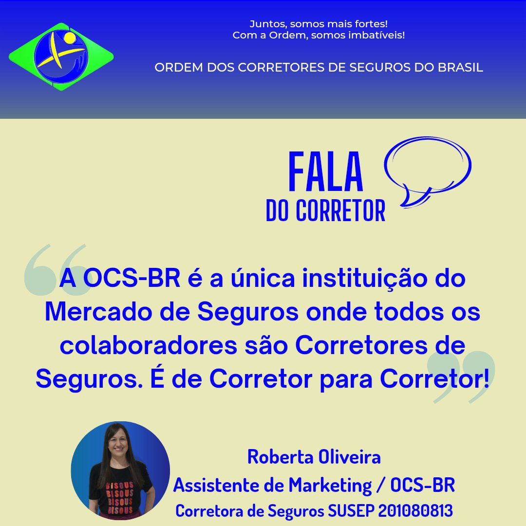 ocsbrasil's tweet photo. Fala Corretor! A OCS-BR é uma Autorreguladora (Entidade de Fiscalização Profissional) operando na Modalidade Privada e está presente em todos os estados brasileiros. Saiba mais acessando o link https://t.co/0iRptt8xmF Cadastre-se na Ordem e seja inovador! https://t.co/pLwFlYpIAB