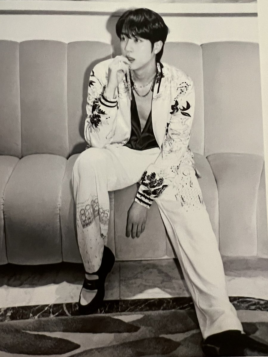 stillwithjk's tweet photo. Merchbox 8 Interview Photobook scan #jin 2/2 https://t.co/GKHFsYgQHC