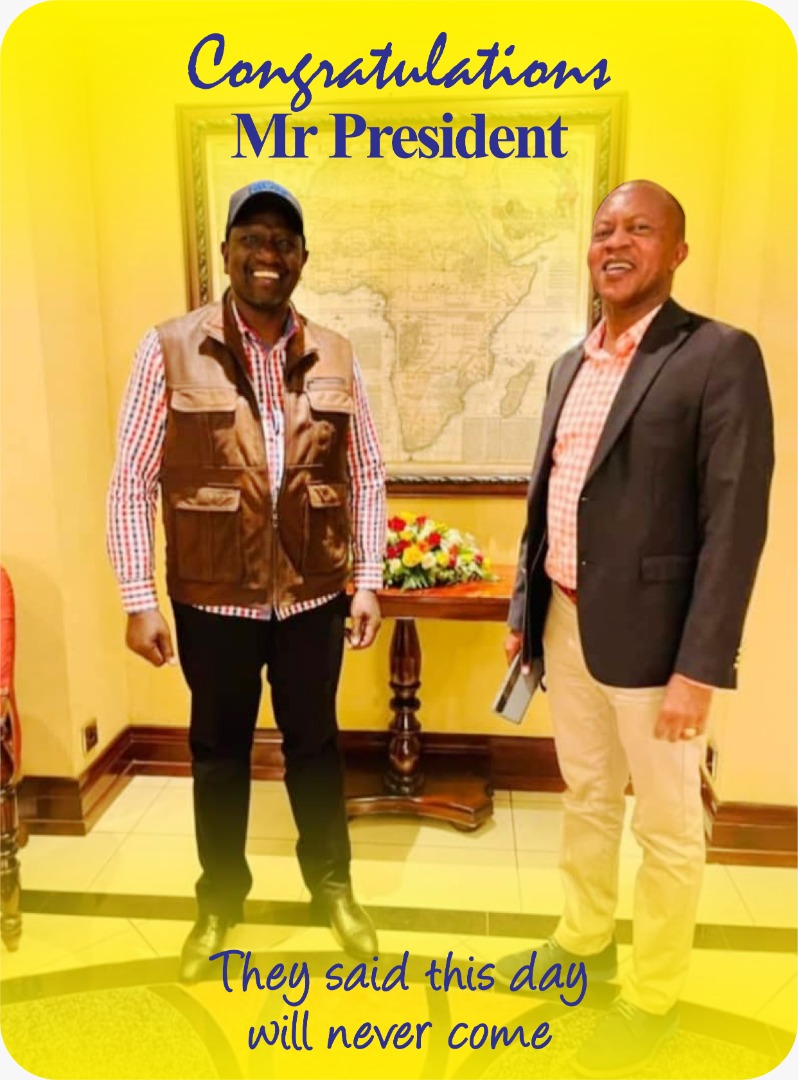 FrankGashumba's tweet photo. #Breaking: William Ruto is President-elect for Kenya, IEBC announces. 

Ruto - 7,176,141 representing 50.49% 
Odinga - 6,942,930 representing 48.85%
#KenyaDecides https://t.co/NCZwlwLRkR