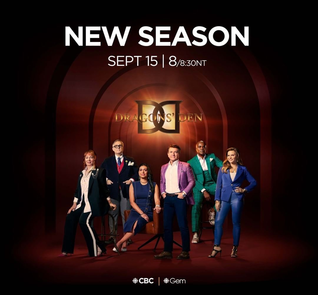 I’m back on Canada’s Dragons’ Den this season ! Catch the first episode on September 15th at 8pm - what a fun season back in the Den that you don’t want to miss ! 🐉🇨🇦 @cbcdragon