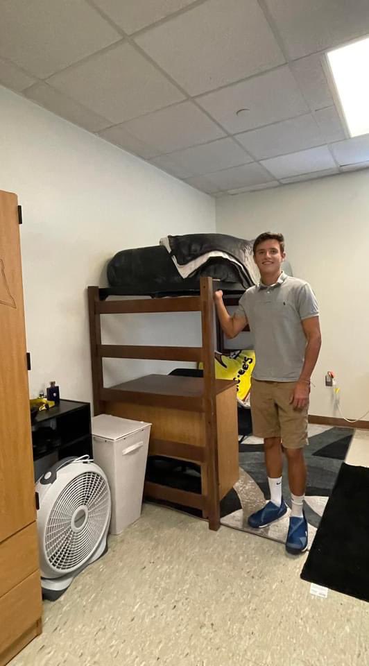 BradKTEC's tweet photo. First day of classes for their Senior Year of High School / Sophomore Year of College at @craftacademymsu. So proud of Canyon and Ava and can’t wait to see what is in store for them this semester!!!  #CraftAcademyProud #MSUSpaceScience #FrankfortProud https://t.co/3XFpDVgca6