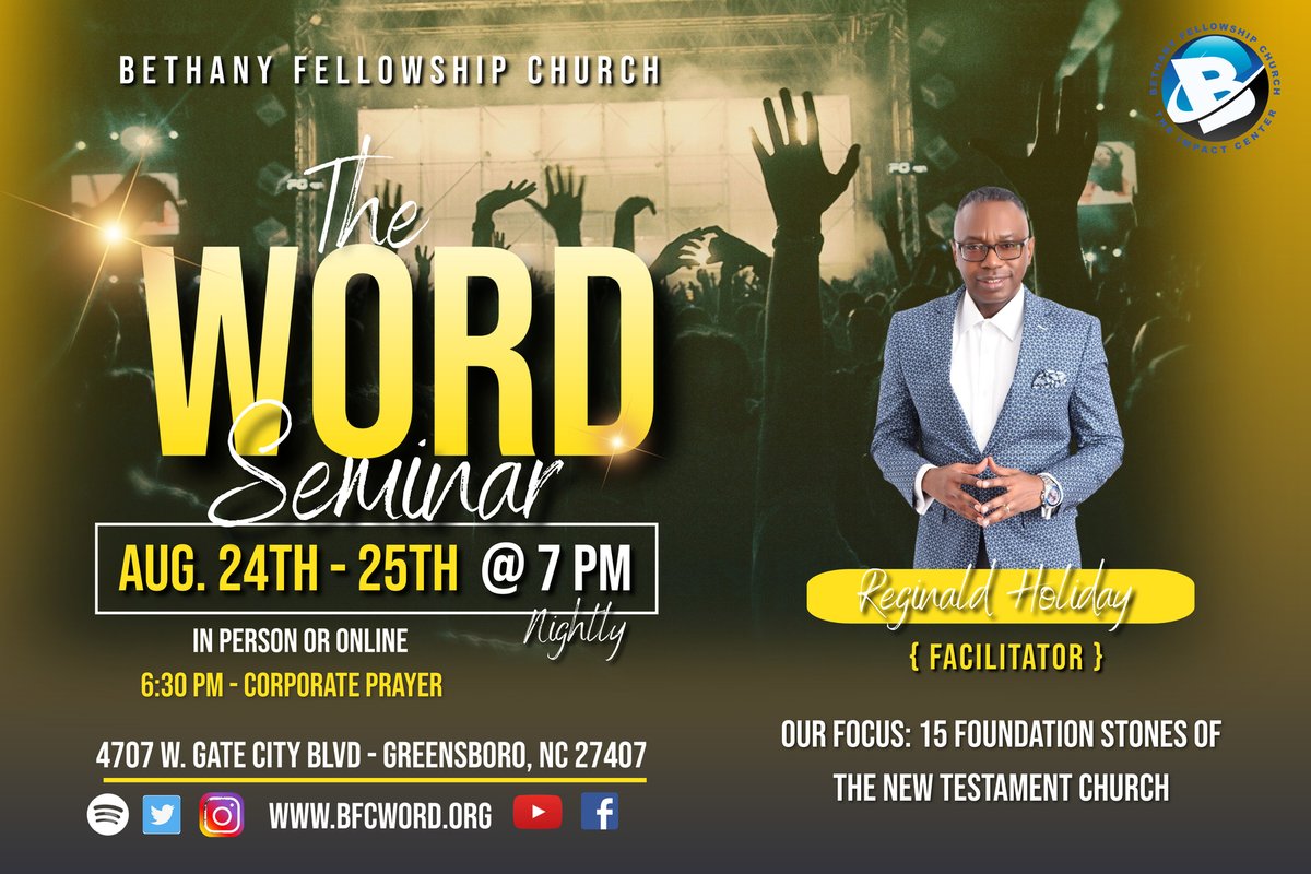 EquippingOn's tweet photo. Next Week! Plan to be in the House! #EquippingTheSaints #FiveFoldMinistry #Leaders #LeadershipDevelopment https://t.co/wQG2Mu4xDa