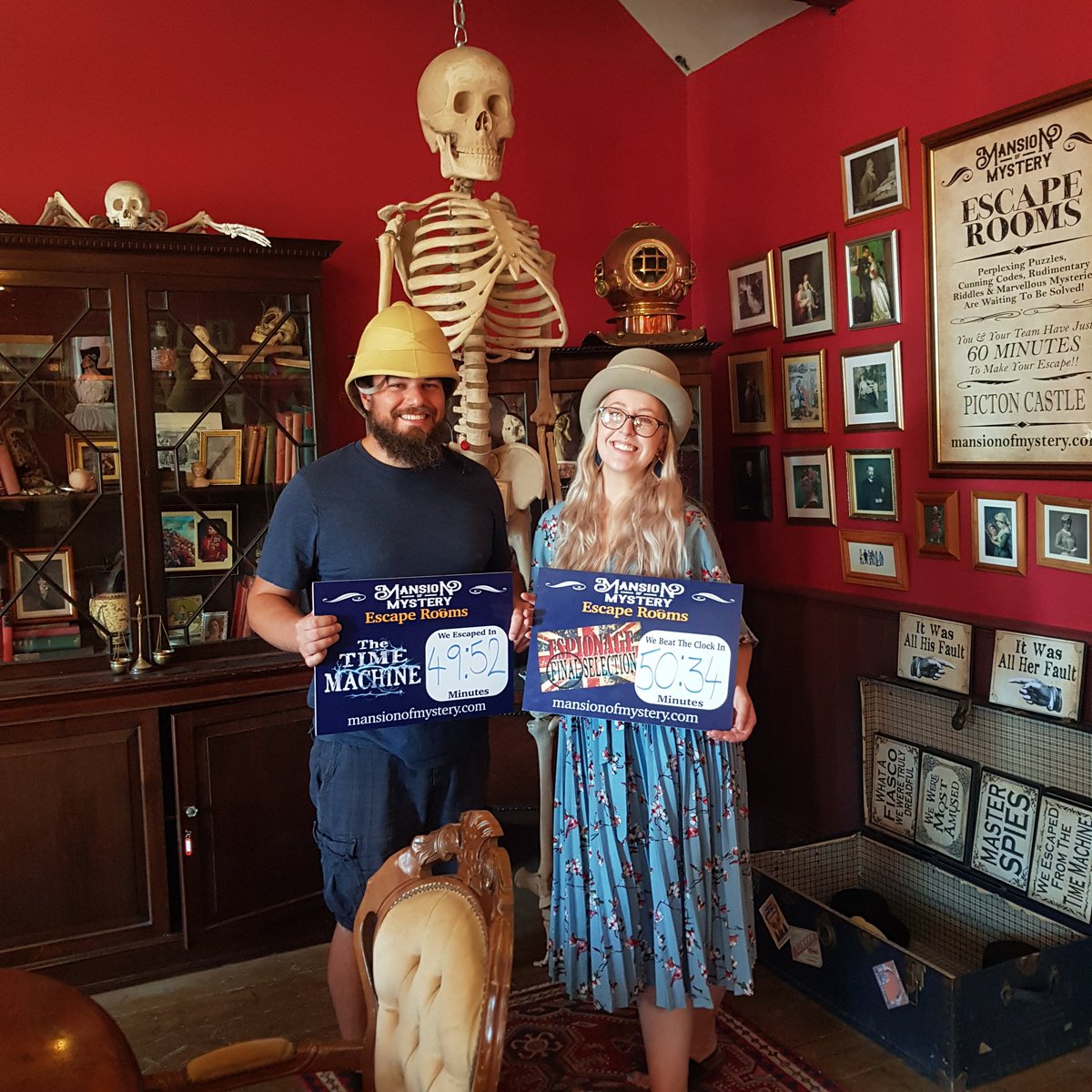 Double trouble is always fun! Did you know if you play both rooms consecutively we're legally obliged to adopt you?