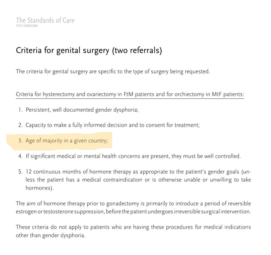 GinBurger's tweet photo. @CourageHabit @Helzer4Edu It's a lie. Maybe check your sources because you look like a pack of fools. #SourceDocuments #StandardsOfCare #ProtectTransKids https://t.co/TQtn7Lor3C