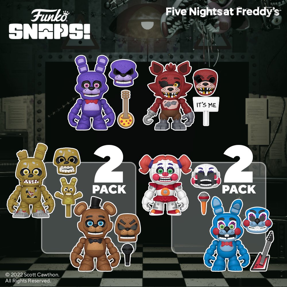 Snap into Spooky Season with Funko's New Five Nights at Freddy's Snaps!  Figures - The Toy Insider