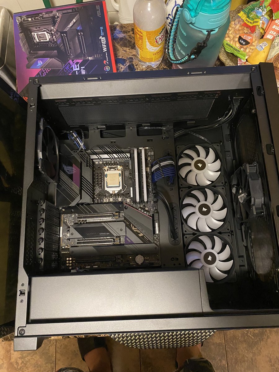 Second build is on the make, have a <a href="/Corsair/">CORSAIR</a> 5000D air flow case with a <a href="/ASUS_ROGNA/">ROG North America</a> Z590-E cpu would be the <a href="/IntelGaming/">Intel Gaming</a> i7 11700k unlocked and everything is on my first pc that have to be torn apart that way I can proceed in building this one