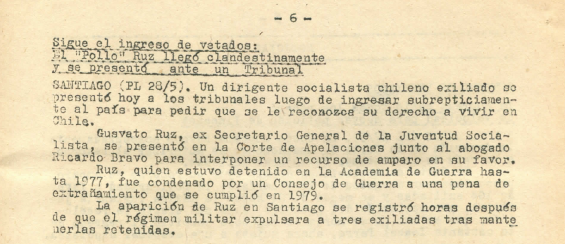 revistapasando's tweet photo. Por ejemplo, en este número (948), se informa sobre el ingreso clandestino de Gustavo Ruz y la posición del PS-Núñez sobre una potencial salida al mar a Bolivia. https://t.co/5ZwxH9s0t3