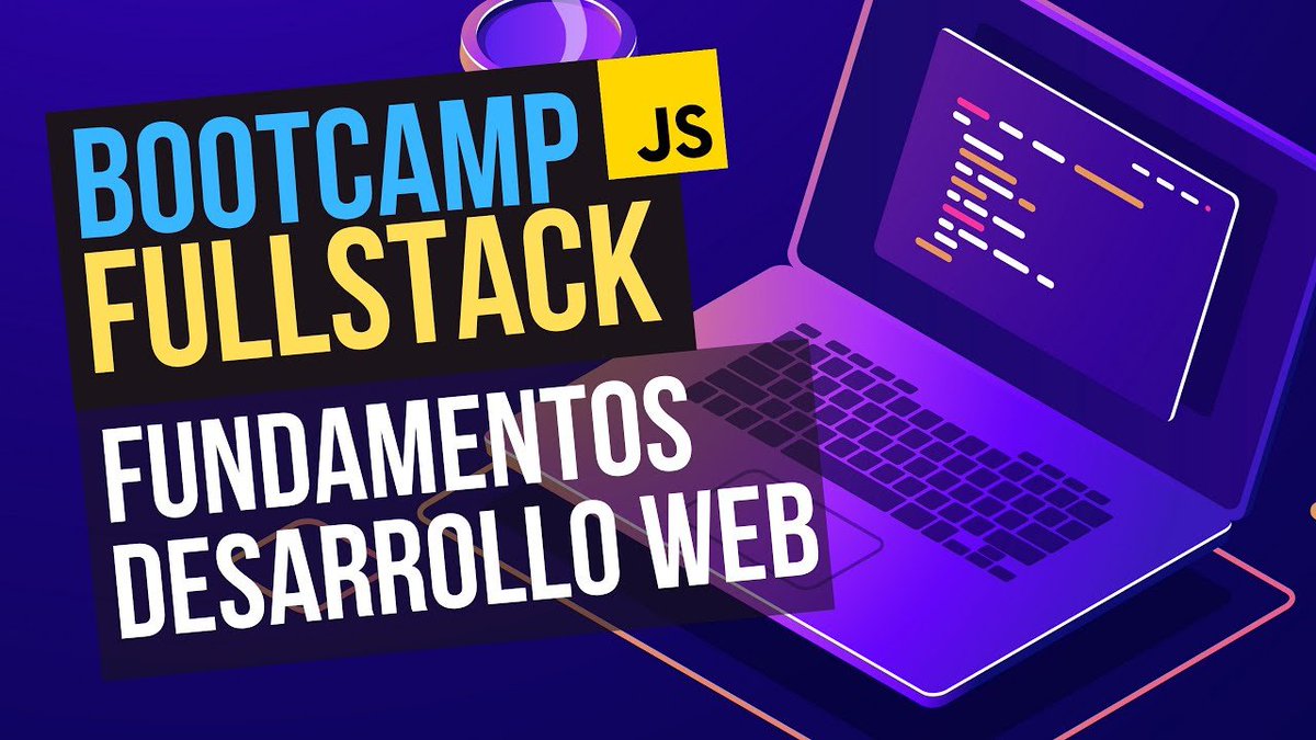 midudev's tweet photo. FullStack JavaScript Bootcamp

- Fundamentos de Desarrollo Web
- JavaScript y React
- APIs Node.JS y Express
- MongoDB
- Deploy a Heroku
- Tests con Jest y react-testing-library
- Tests E2E con Cypress
- GraphQL
- GitHub Actions

¡55 clases en total!

➡️ https://t.co/CXJMaa06DE https://t.co/90NdWrf0ps