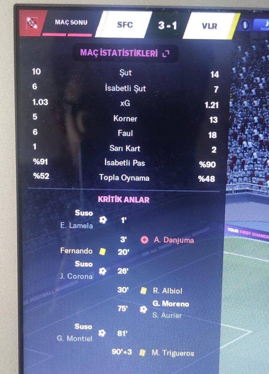 AsoykanS's tweet photo. @fm_draft @opbenifredie @Korayalkilinc__ @OFertellioglu @Ozeroglu81 @oguzhan4203 @PaChEnKo1827 @knaan1903 @FmScoutTr 1. Hafta Sevilla Villareal https://t.co/ruWt1KVbo5