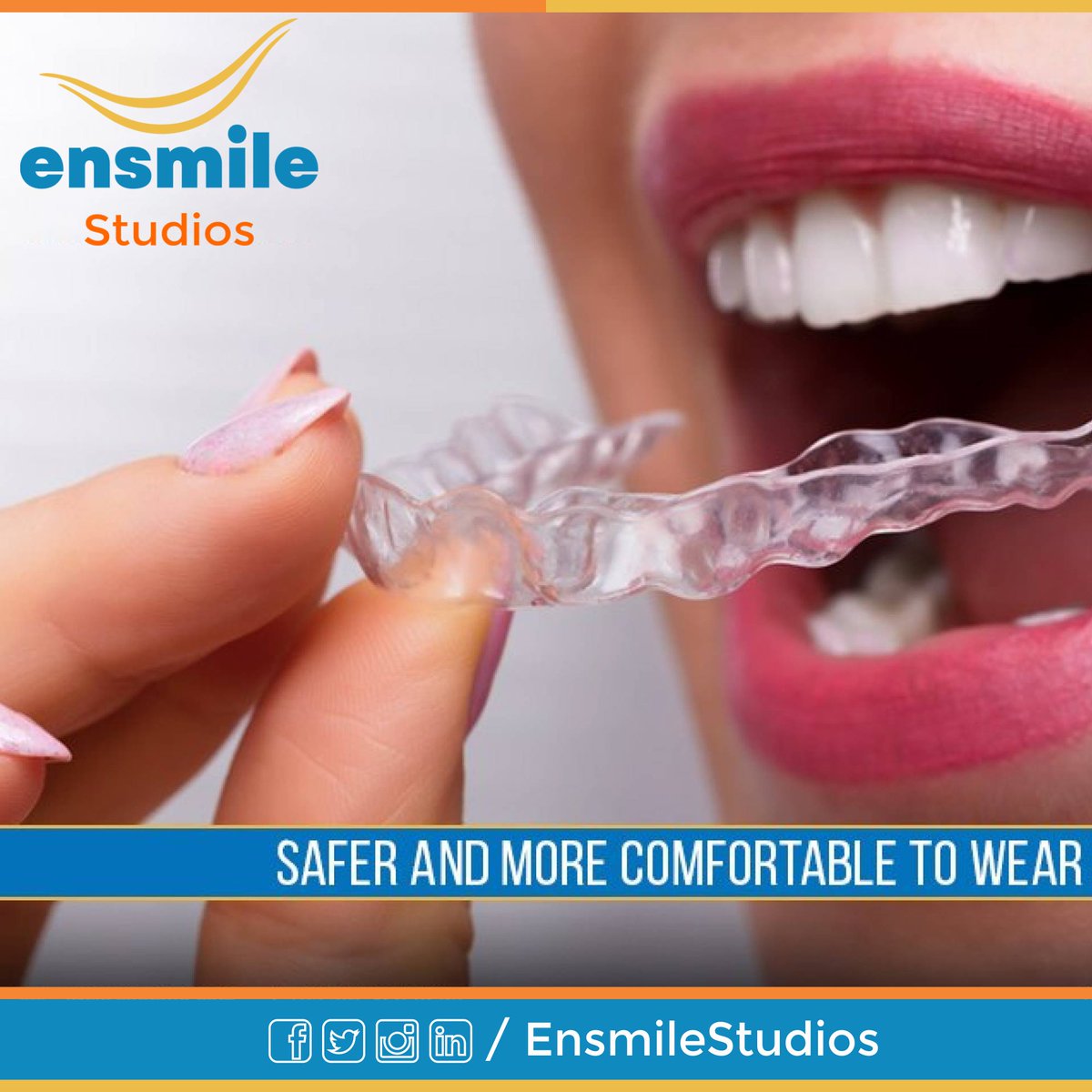 EnsmileStudios's tweet photo. #Invisible #Braces - Safer and more #comfortable to wear.
#aligners #dentistry #oralhealth #dentalcare #MetaTechHealthLtd #ensmilestudios #InvisibleDentalAligners #healthy #dentalcare #smile #metatechhealth #braces #invisiblebraces https://t.co/VlyKxN3kyr