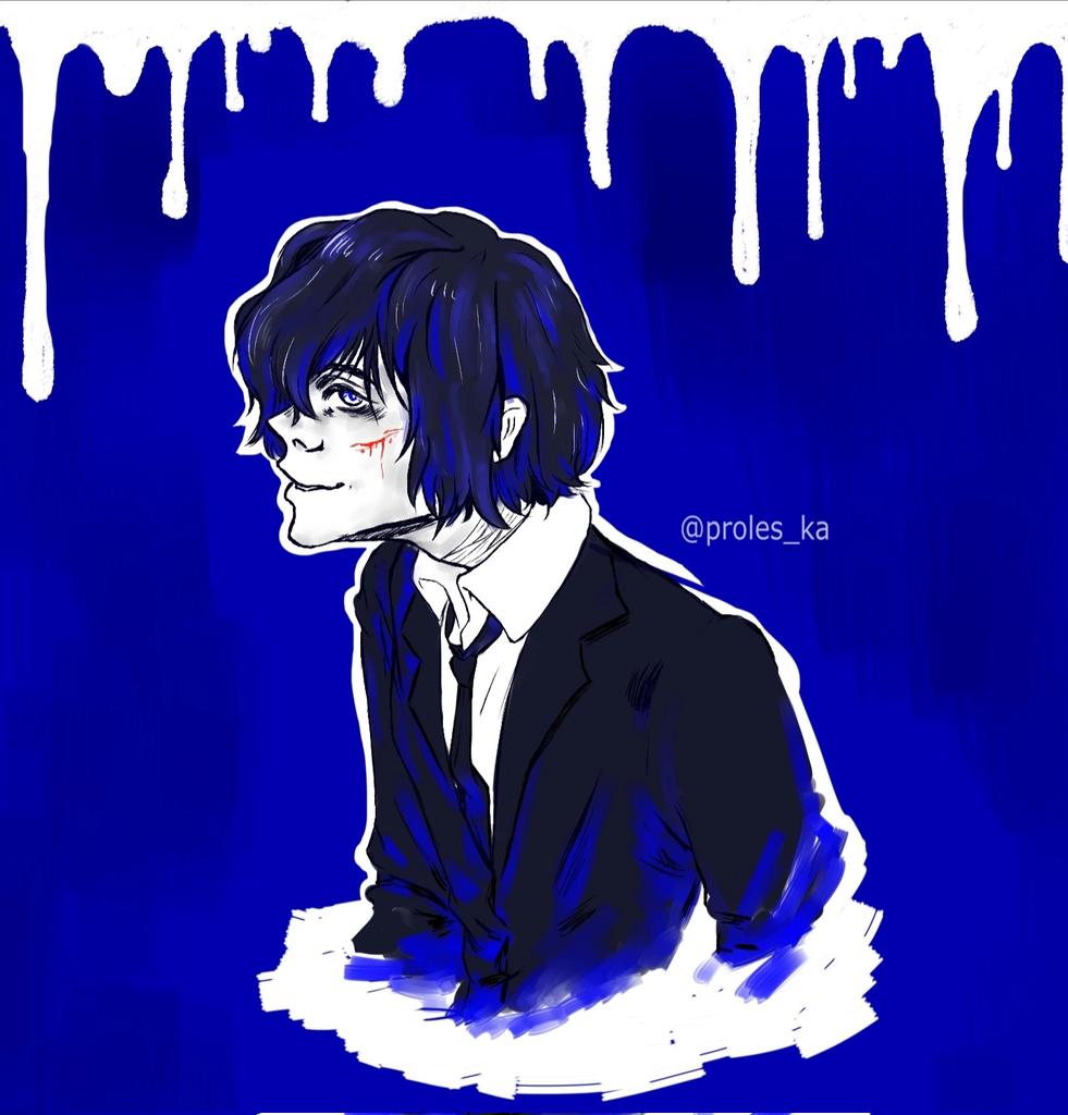 proles_ka's tweet photo. ... they are crazy friends, yes. Only friends.

#BungouStrayDogs #dazai #artwork https://t.co/iF6u8m2uZF