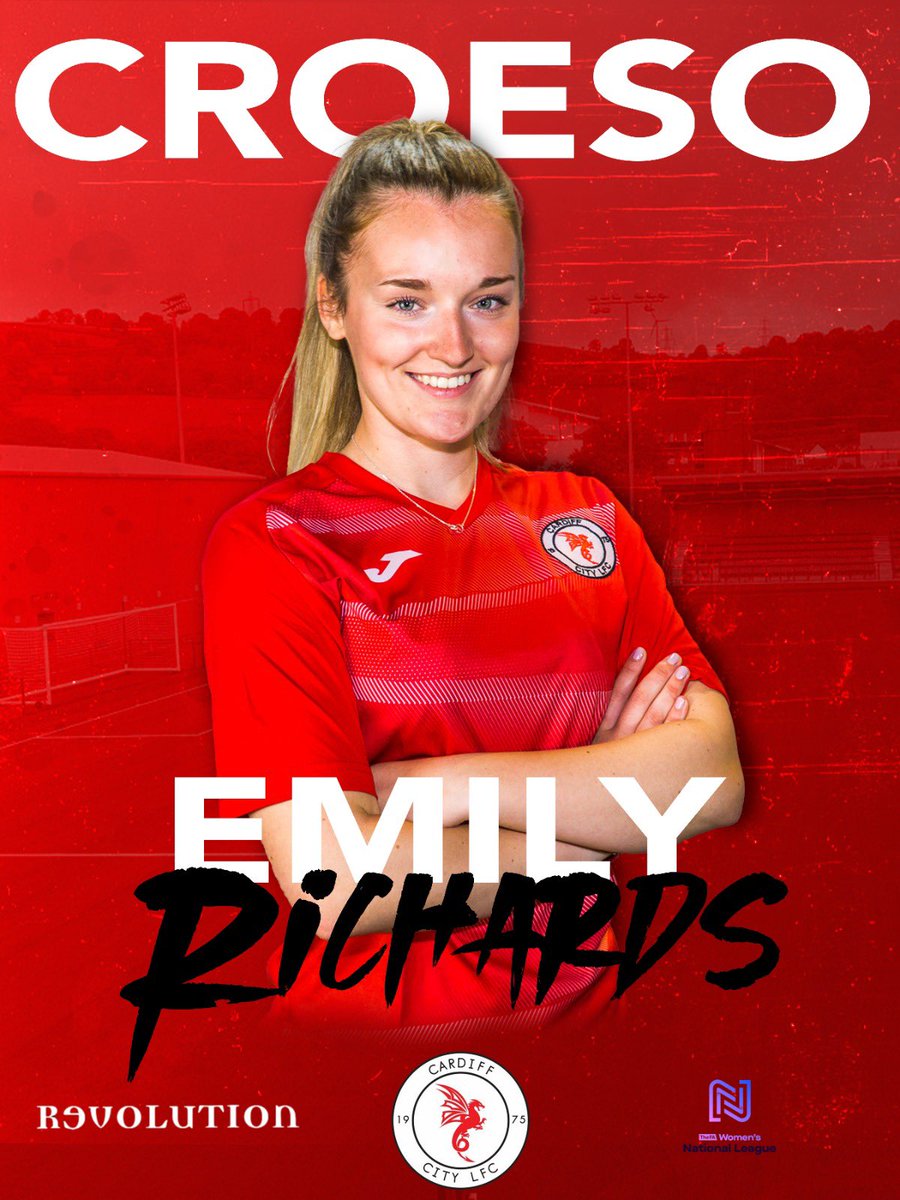Player Signing 🖊 

Cardiff City Ladies are pleased to announce Emily Richards has signed for the 22/23 season 🙌🏻 

Number: 10
Position: Centre Mid
Nationality: Welsh
Former Club: Cardiff Met WFC
Twitter Handle: <a href="/EmilyRichards74/">Emily Richards</a> 

#Dragons