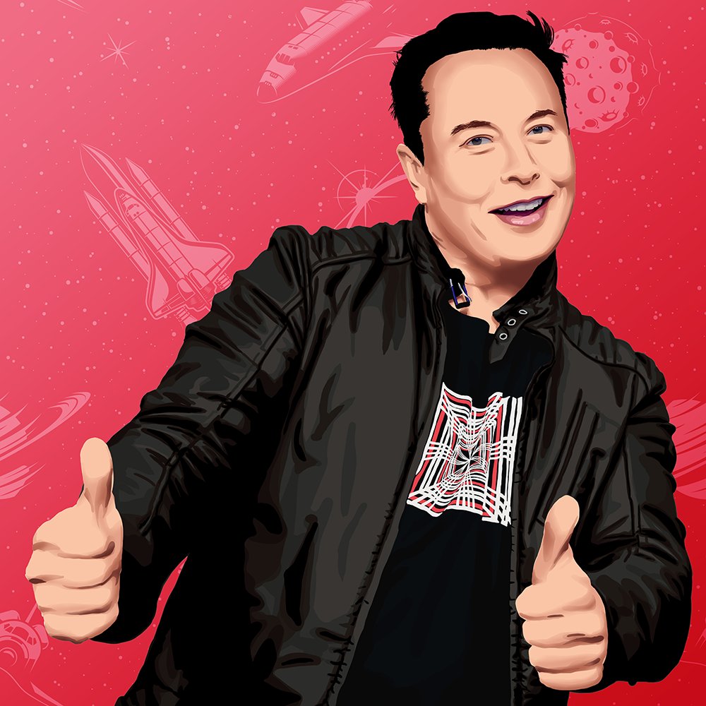 TULDOKcoin's tweet photo. https://t.co/avF7FIAwN2
ELON MUSK SAYS: “Patience is a virtue, and I’m learning patience. It’s a tough lesson.”
REBATE: 800,000,000 ₮
NAME: ELON MUSK THUMBS UP #NFT110375
JACKET: #383532
SHIRT: BLACK WITH RED &amp; WHITE SQUARE ABSTRACT DESIGN
BG: GRADIENT #f06b84/#c80b18
#TULDOK https://t.co/C0mq5RoFnt