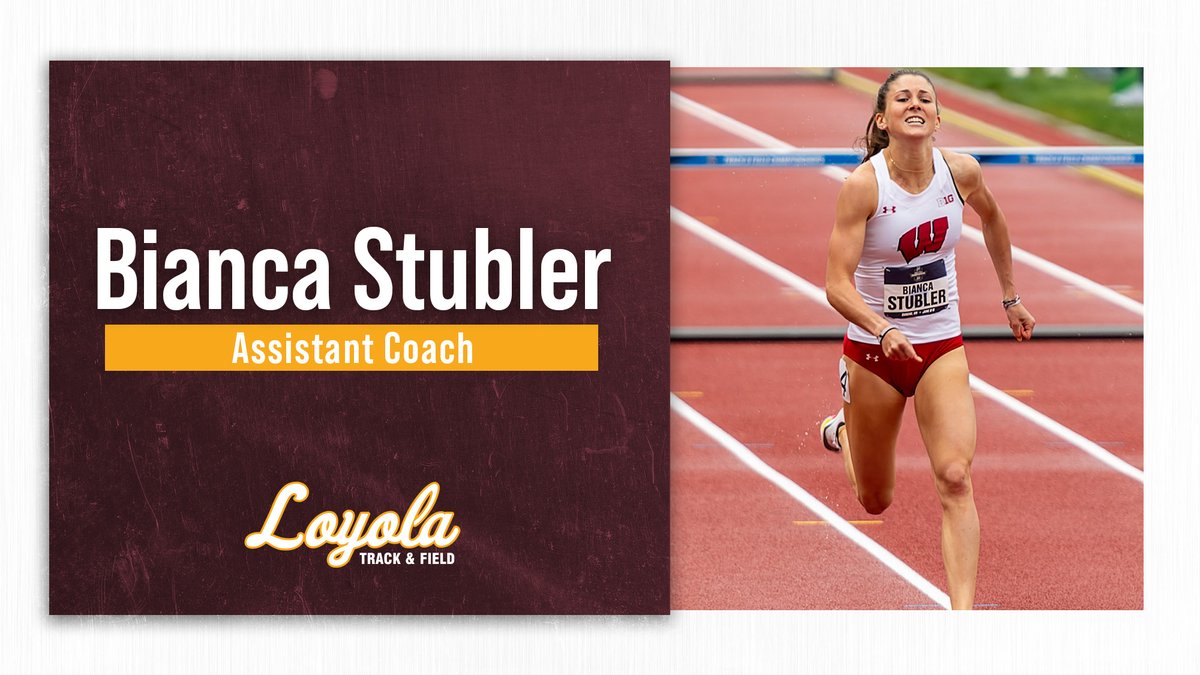 RamblersTFXC's tweet photo. We are thrilled to officially welcome former three-time All-American and 2021 @usatf Olympic Trialist @BiancaStubler to the @RamblersTFXC coaching staff! 

🗞️ ➡️ https://t.co/pLKC1dyFvf

#OnwardLU https://t.co/QxieUpYwHH