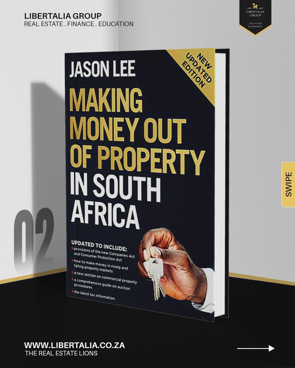 Libertalia_real's tweet photo. Here is our Top 3 South African real estate books with amazing insight into the South African real estate market and strategies. 🏚
#propertysouthafrica 
#saproperty #propertyentrepreneur #realestatesa
#realestatesouthafrica #southafricanhomes  #southafricanrealestate https://t.co/tmUN0GYYXX