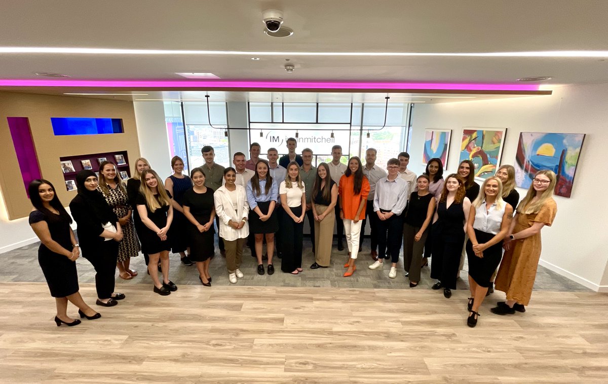 IMCareers's tweet photo. We are delighted to be welcoming 30 new #TraineeSolicitors into the firm. Our trainees will kick-start their training contract with our two week induction and we are delighted to be back in person. Good luck to all our new trainees starting!😀🙌 https://t.co/KwnrfmVYP1
