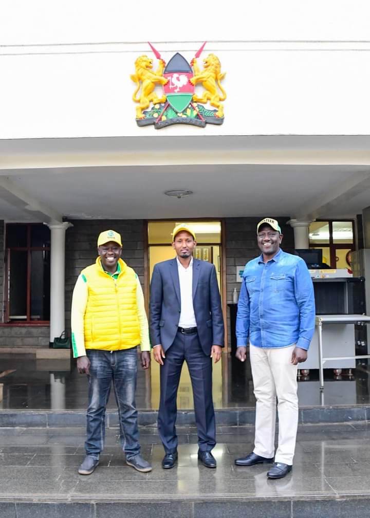 AliWerar's tweet photo. Your Excellencies President Elect @WilliamsRuto and Deputy @rigathi, congratulations on your impressive victory. It's such a big honour to have you In-charge of our country. https://t.co/YZZikLqyUA