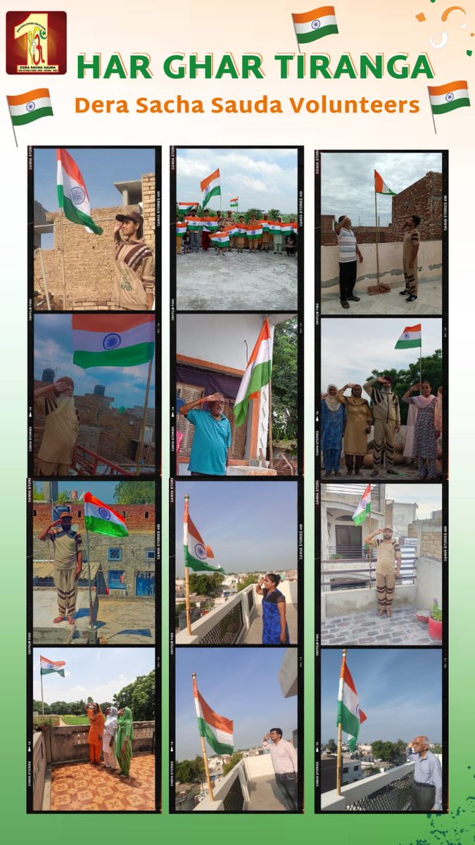 DSSNewsUpdates's tweet photo. DSS volunteers are proudly commemorating the #HarGharTiranga movement and hoisting Tiranga at their places. Their participation in #AmritMahotsav is quite applauding! https://t.co/4bfcaZTBJZ