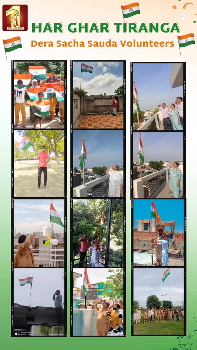 DSSNewsUpdates's tweet photo. DSS volunteers are proudly commemorating the #HarGharTiranga movement and hoisting Tiranga at their places. Their participation in #AmritMahotsav is quite applauding! https://t.co/4bfcaZTBJZ