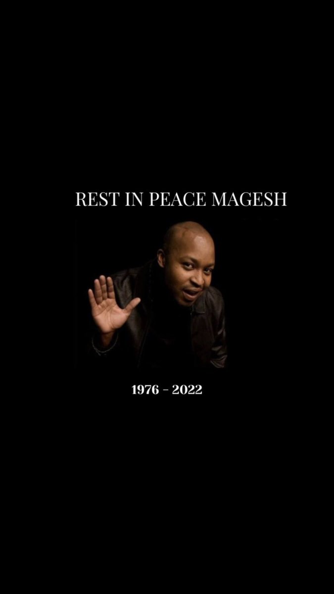 NtuliManqoba's tweet photo. Death be not proud , the legend has rested, may his family Nd friends find strength in this sad nd hard time #RIPMagesh #RIPTokolloTshabalala #riptokollo https://t.co/NYDNZoTOke
