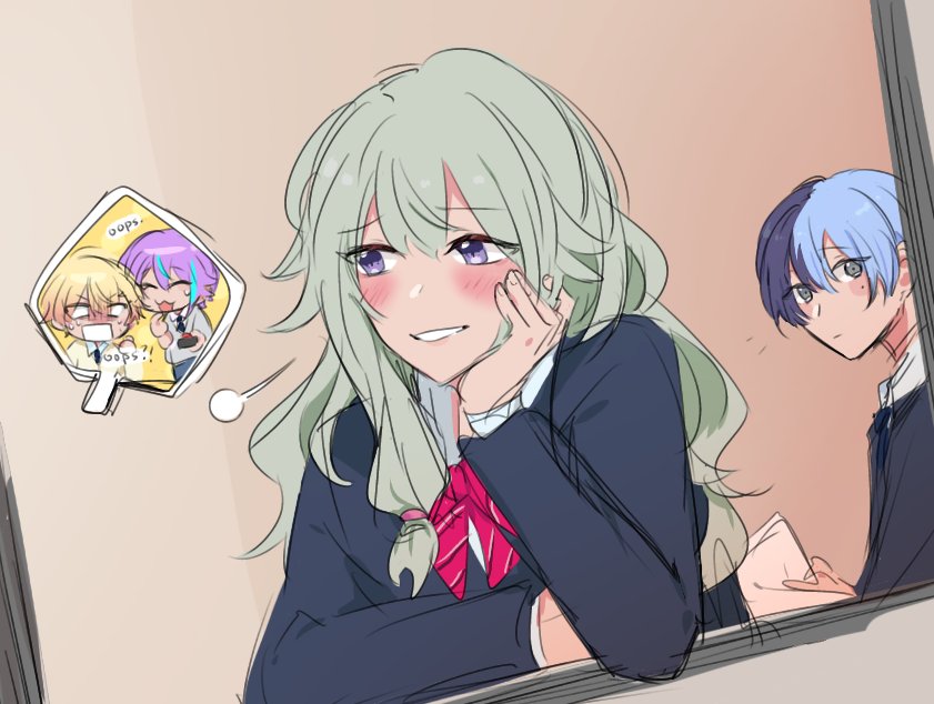 weeklywansho's tweet photo. [implied polysho] kusanagi-san likes.....? 😳 #prsk_FA https://t.co/pLJ96LsNoj