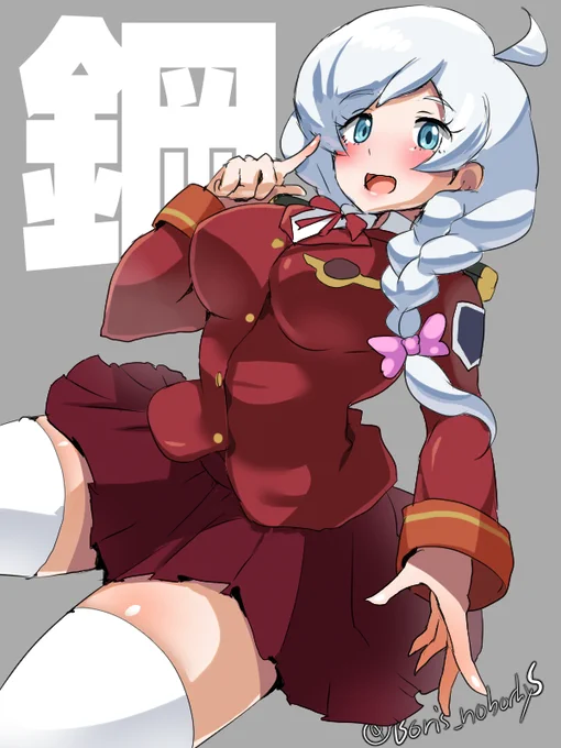 深夜の再掲。昔のソシャゲゾイドに登場していたニーナちゃん。 