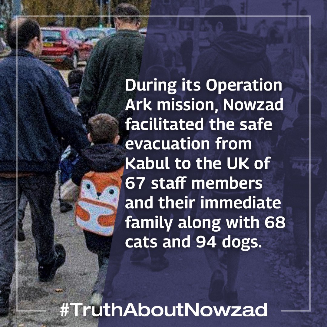 Nowzad's tweet photo. A year ago today the Taliban retook Afghanistan. #operationark was launched and became a resounding success. Sadly it has never been reported that way by any news channels or most social media commentators…. #nowzad https://t.co/lrl2Tqzdgy