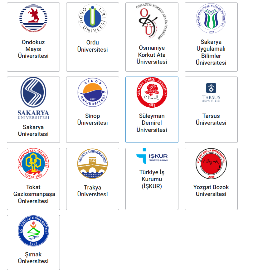 Lütfen paylaşır mısınız?
Görsellerde logosu bulunan tüm üniversitelerdeki öğrenciler ve öğretim elemanları kurumsal e-postaları ile kayıt olarak 135 farklı eğitime ücretsiz ulaşabilir. 
Türkiye’nin en iyileri AYEUM’da
ayeum.com