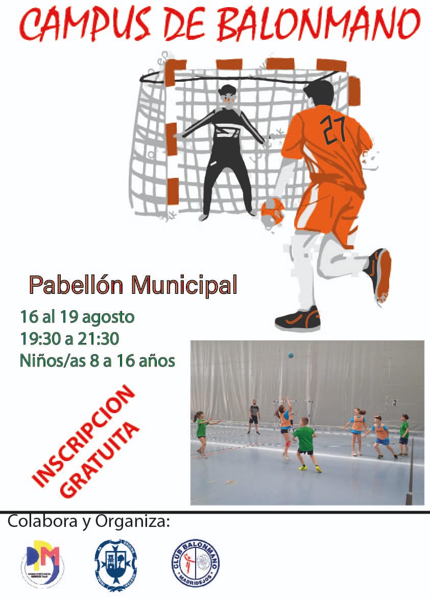 🚨🚨 Mañana empieza nuestro campus.

Últimas plazas disponibles.
👇👇👇
docs.google.com/forms/d/e/1FAI…

<a href="/AytoMadridejos/">Madridejos</a> 
#Balonmano