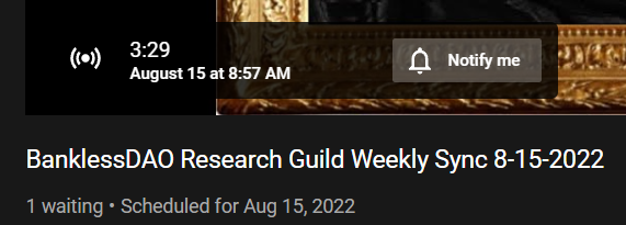 lotusdog's tweet photo. @banklessDAO #researchGuild Weekly Sync #livestream #goingBankless
@0xSenad @infinitehomie @trewkat @thinkDecade @CloudBaseCrypto @Ogugua4422
https://t.co/7IG1YWqXLp https://t.co/Lj68WO4Hu9