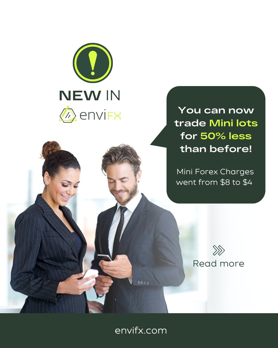 envi_fx's tweet photo. We LOVE Mini updates!
Now you can trade Mini indices with us and because we
value the trust you’ve placed with us and your loyalty, we dropped the Mini Forex & Indices Fees from
$8 to $4 Swipe right for more updates!
#EnviFX
#miniindices #forexindices #tradeindices #forex https://t.co/nPmAU5BH0r