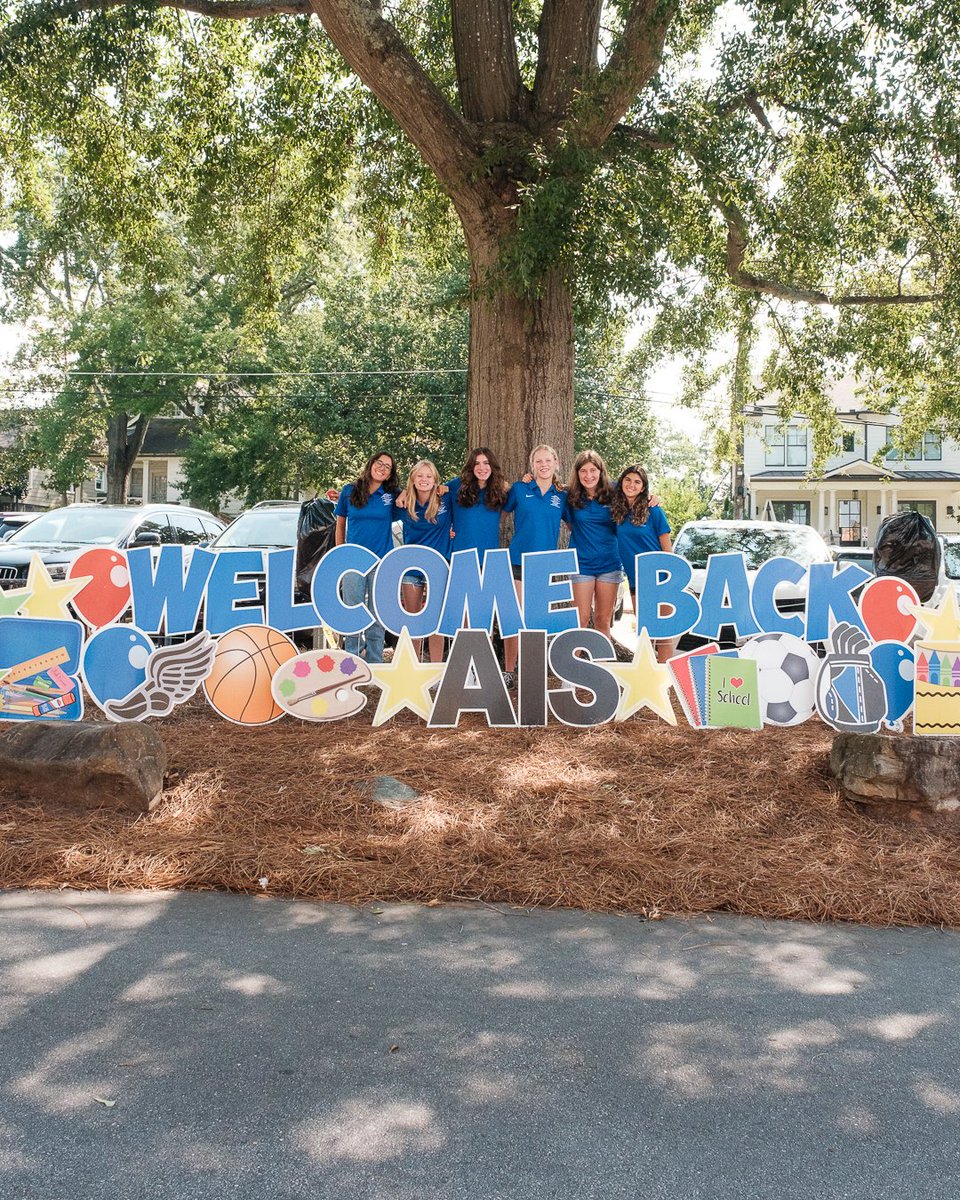 AIS_Eagles's tweet photo. It's New Parent Orientation Day, and the excitement is contagious! We welcome parents back on campus this year, and our wonderful student ambassadors are happy to greet you and show you around! #firstdayofschool #atlantainternationalschool #AISLife https://t.co/9lpo0SLBws