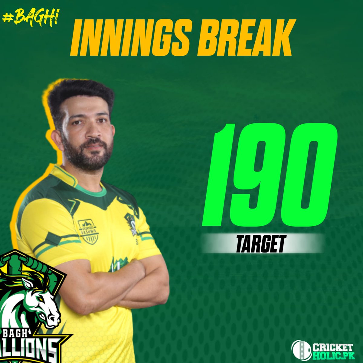 CricketHolicPK's tweet photo. The Stallions have posted a big total thanks to Sohail Maqsood's 72* ๐ช
Hasan Raza 36, M Sarwar 27 and Aamer Yamin 25 were the other top contributors ๐ฅ
Abrar Ahmed took 2/24 ๐ฏ
#KPL22 #KheloAazadiSe #BaghStallions https://t.co/pGpFeYUOJS