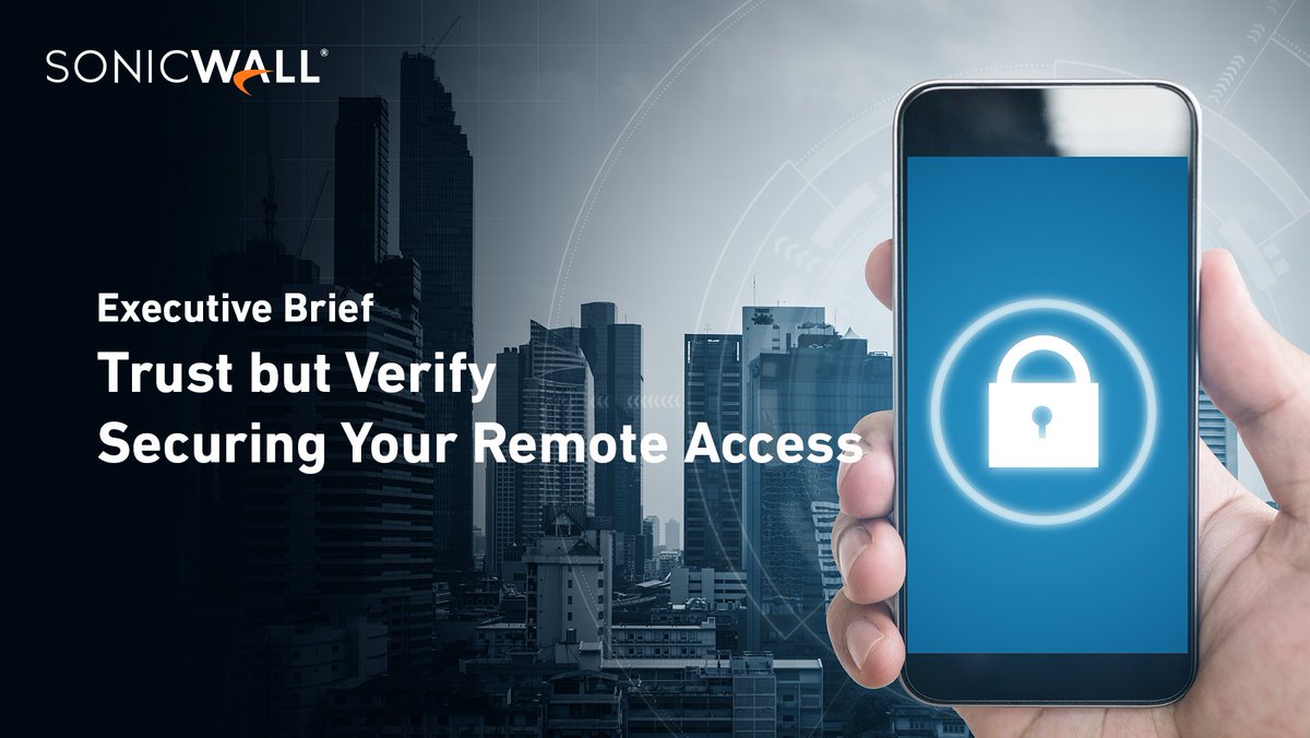 Businesses need to ensure employees are protected on any device, from anywhere they need to work. SonicWall Secure Mobile Access (SMA) 1000 Series simplifies #secure remote access and empowers your workforce without increasing the risk to your #enterprise. bit.ly/3F4Sv2f