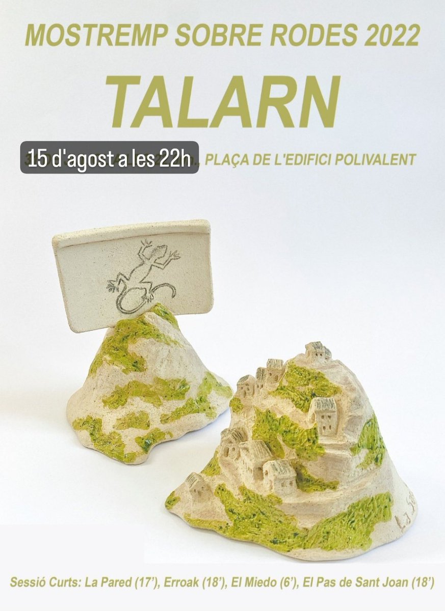 AjTalarn's tweet photo. Avui a les 22h a la plaça de l'edifici Polivalent teniu cita amb el @Mostremp. https://t.co/cHu4G6lkih