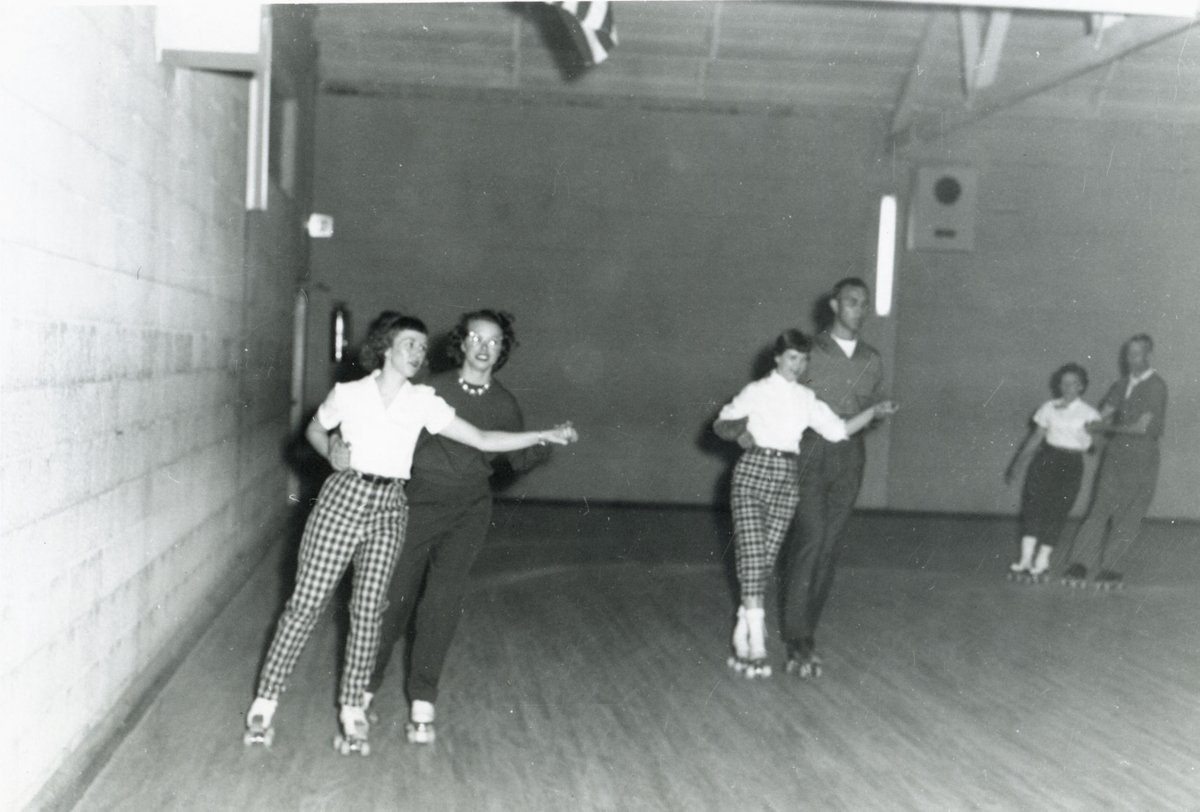CADL_LocalHist's tweet photo. When was the last time you were at @Edruskate? The roller skating rink in #Holt was first opened around 1957, these photos taken in 1958.

#archives #localhistory #inghamcounty #michigan https://t.co/OdJ8UZIRHG