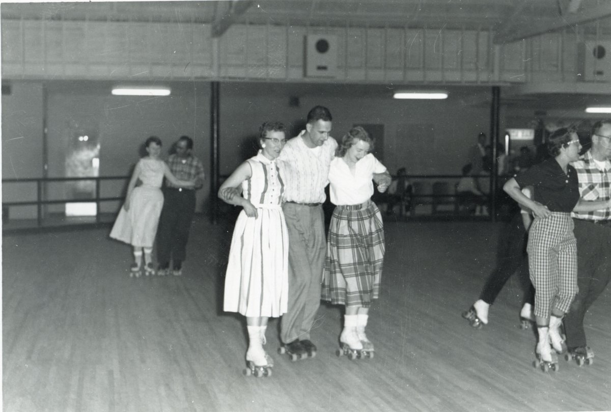 CADL_LocalHist's tweet photo. When was the last time you were at @Edruskate? The roller skating rink in #Holt was first opened around 1957, these photos taken in 1958.

#archives #localhistory #inghamcounty #michigan https://t.co/OdJ8UZIRHG
