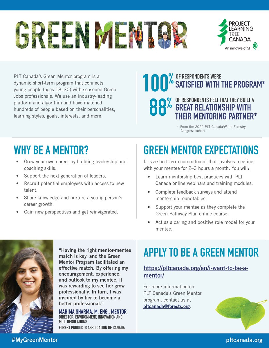 PLT_Canada's tweet photo. Friendly Reminder! 🔔
Our Green Mentor program's application deadline is Aug. 29, 2022.
Apply online easily today:
https://t.co/UXBk4EDDIy
#MyGreenMentor #LearningIsInOurNature https://t.co/A3nNiBYg46