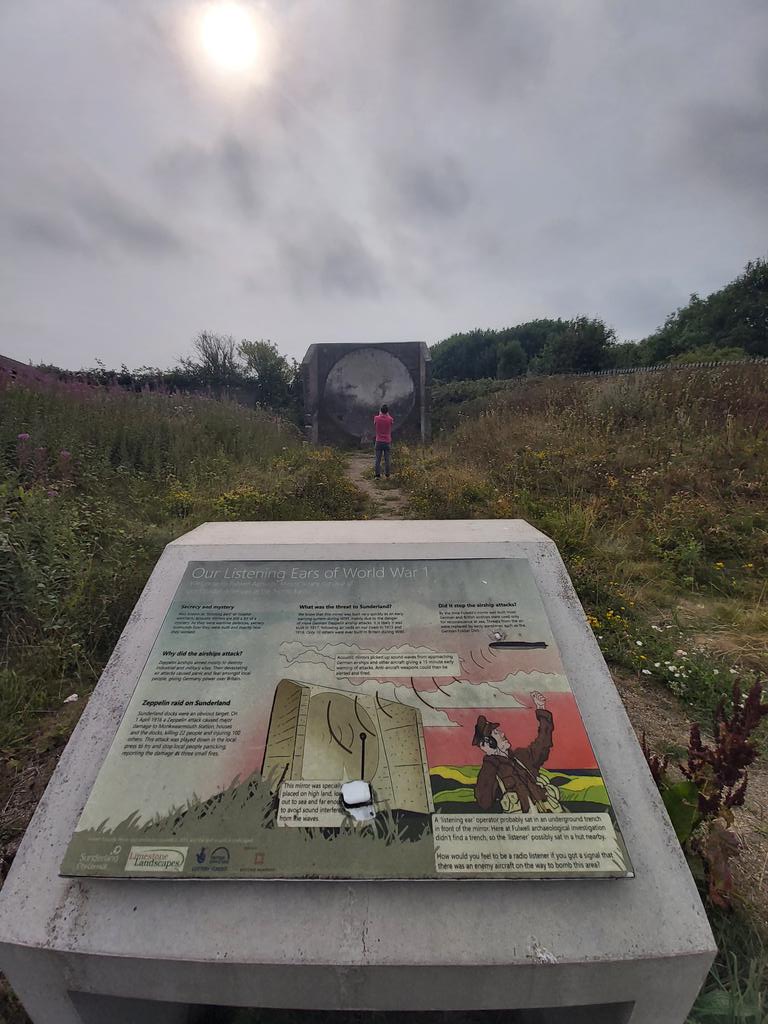 suzy_o_hara's tweet photo. Visited #Fulwell #Soundmirror today with @planktochrome #R&D for our upcoming @colabsunderland @tynetotees project. Stay turned for more. https://t.co/iAZ1f2Cuza