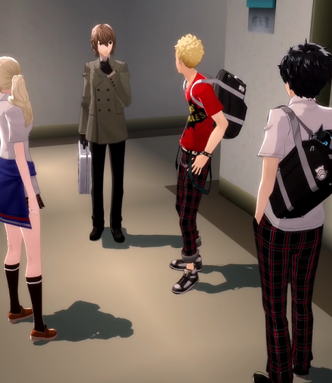 pegopost's tweet photo. #p5r first and last meetings https://t.co/BPO9XhaJjZ