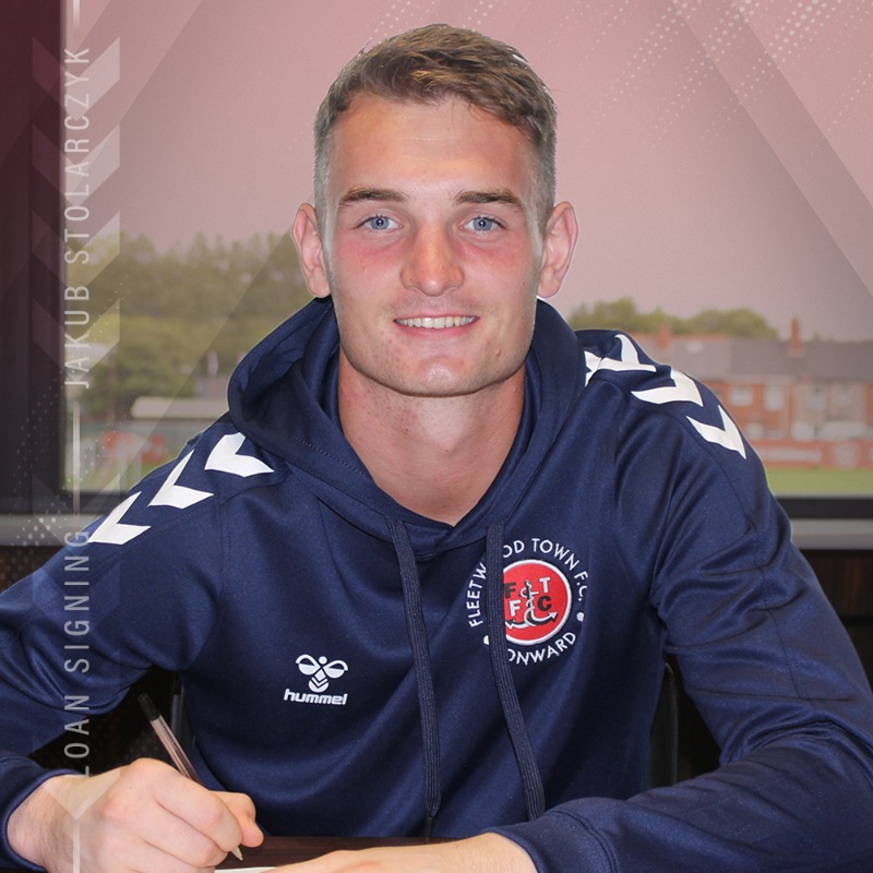 ftfc's tweet photo. 𝗪𝗲𝗹𝗰𝗼𝗺𝗲 𝘁𝗼 𝘁𝗵𝗲 𝗖𝗼𝗱𝘀, 𝗝𝗮𝗸𝘂𝗯! 🧤

#ftfc are delighted to announce goalkeeper @JakubStolarczy4 has joined the club on loan from Premier League side @LCFC until the end of the season.

#OnwardTogether