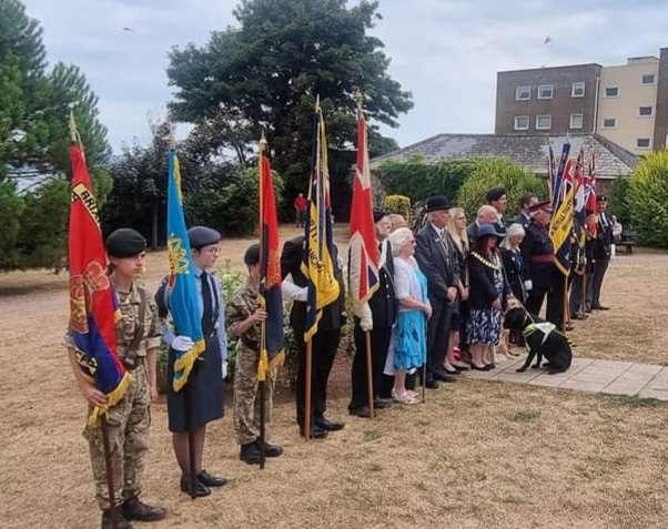 Today cadets from Paignton and Torquay detachments attended a VJ service at Paignton representing the Army Cadet Force.   Banners from both detachments and Brixham were paraded.  

We will remember them.