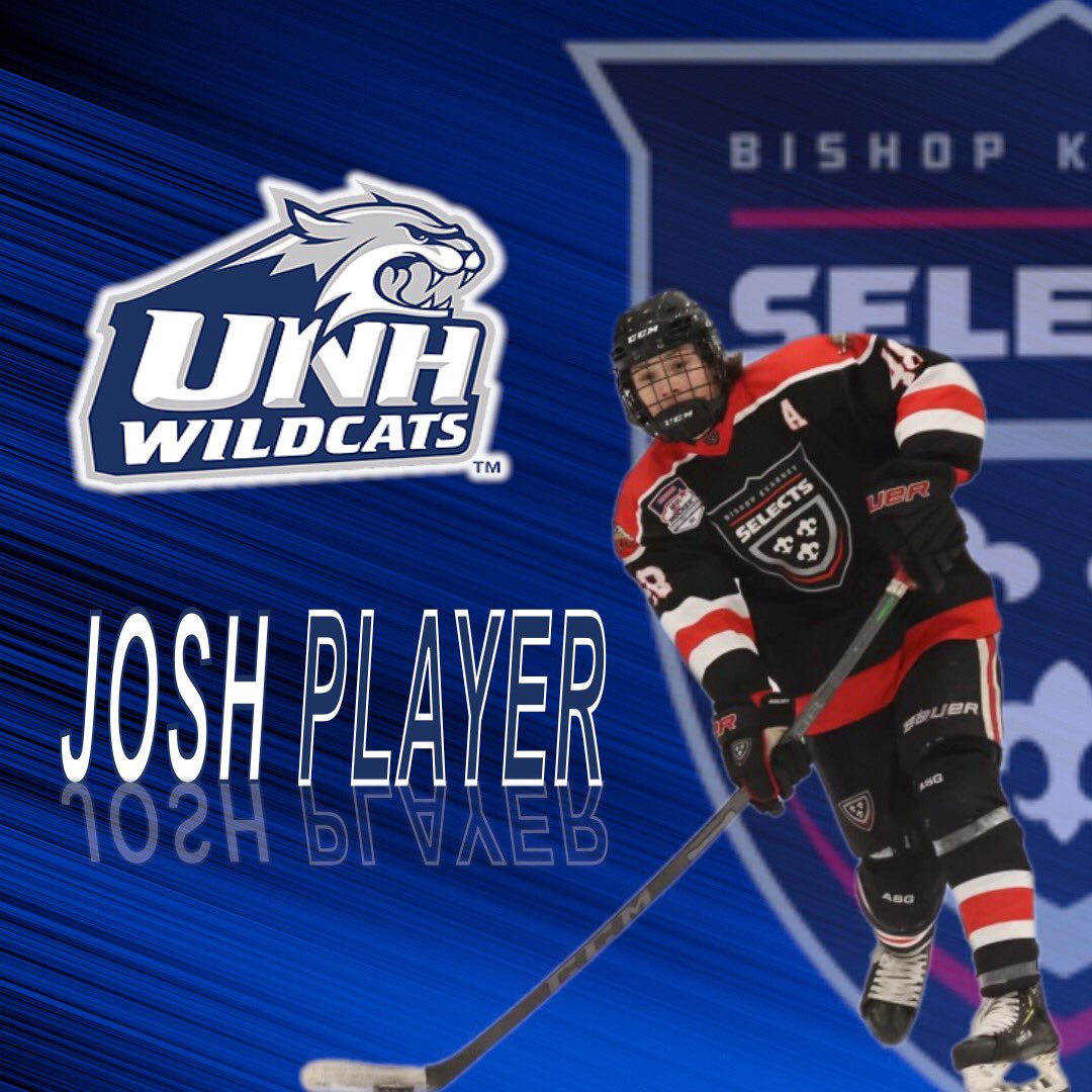 Congrats to BKS 18U Prep Defenseman Josh Player on his commitment to UNH • Josh helped lead the 2005 group here at BK to a 16U National Championship 🇺🇸🏆 • A leader both on the ice and most importantly in the classroom, we are extremely happy for Josh and the Player family!!!