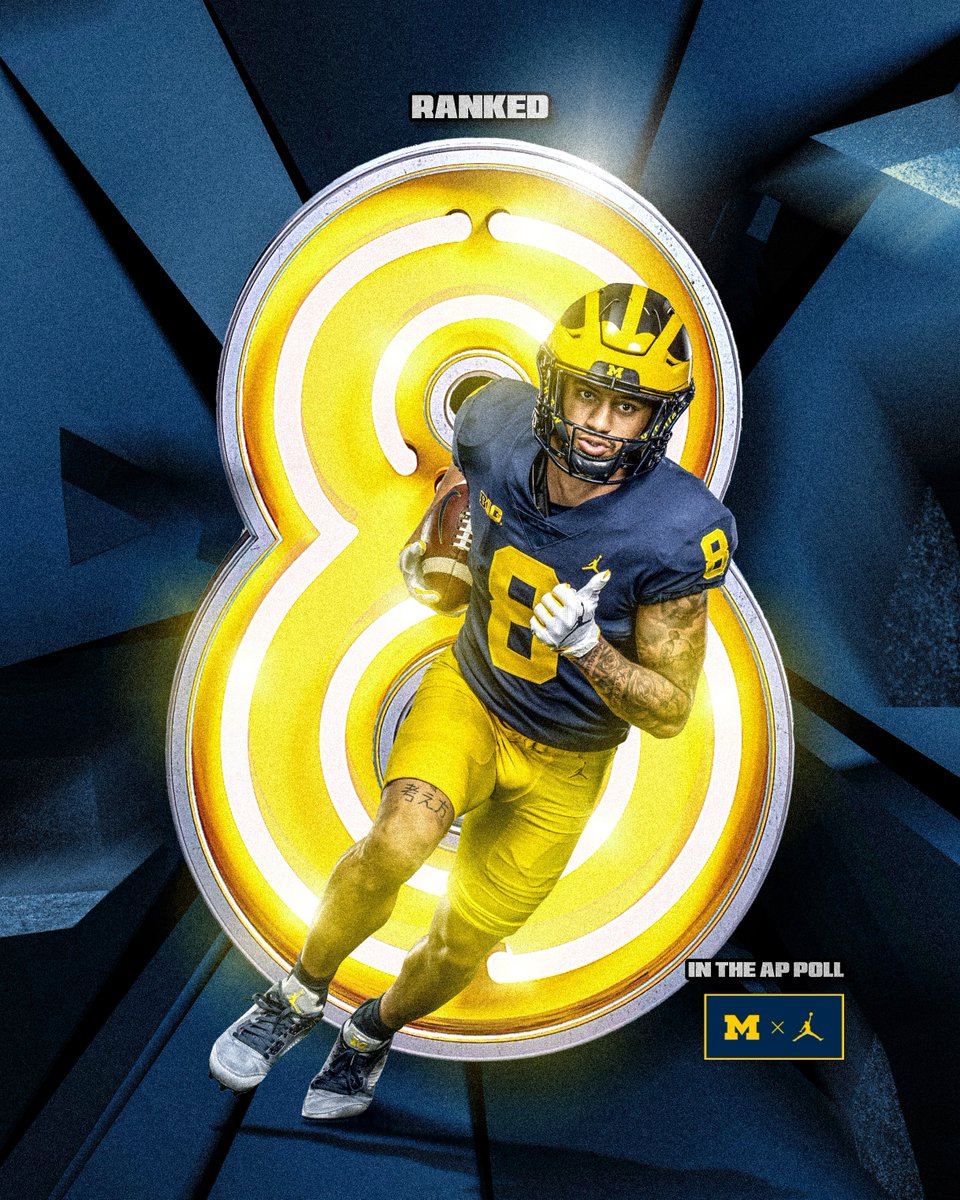 Starting the year at 8️⃣ in the <a href="/AP_Top25/">AP Top 25</a> 

#GoBlue